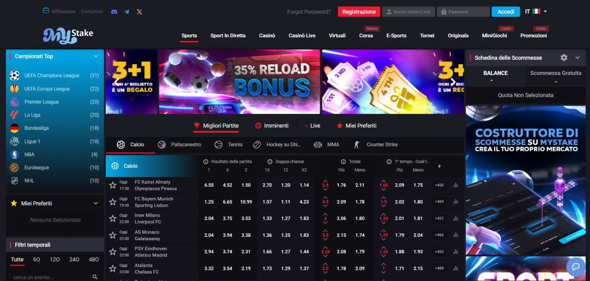Mystake Scommesse Sportive